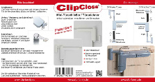 Einleger Anleitung ClipClose TS